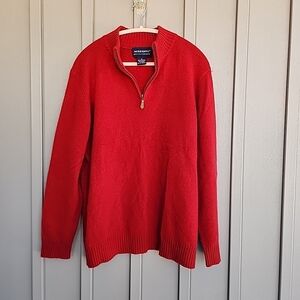 Davis & Squire 100% 2Ply Cashmere Sweater, Men's XL, Pullover, Red
